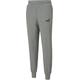 Trainingshose PUMA "ESS LOGO PANTS TR CL" Gr. L, N-Gr, grau (medium gray heather) Herren Hosen Trainingshosen