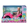 Steffi Love Beach Car, Spielpuppe im coolen Sommeroutfit mit Strandbuggy, 29cm, ab 3 Jahre