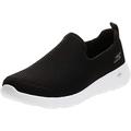 Skechers Herren Go Walk Max-Athletic Air Mesh Slip on Walking Shoe Sneaker, schwarz/weiß, 50 EU