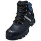 Uvex 2 construction S3 SRC - lace-up safety boots - water-resistant - lightweight - men & women - leather - black - Size 10