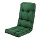 Alfresia Recliner Replacement Cushion – Garden Recliner Chair Cushion, ClassicStyle, Tightly Packed Crumb Foam Filling, Use Chairs and Outdoor Furniture (Green)