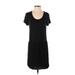 Left Coast by Dolan Casual Dress - Shift: Black Solid Dresses - Women's Size X-Small