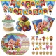 Vaisselle décorative thème joyeux anniversaire Disney ensemble de vaisselle assiettes gobelets