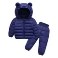 Ensembles de vêtements pour tout-petits doudoune chaude combinaison de neige pour enfants