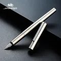 Jinhao – stylo-plume en acier inoxydable noir mat pointe Extra Fine/Fine stylo à encre entièrement