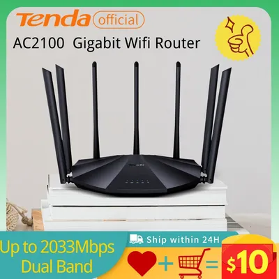 Routeur/répéteur Wi-Fi AC1200 1200Mbps Gigabit pour touristes avec antenne 4x6dBi processeur 1