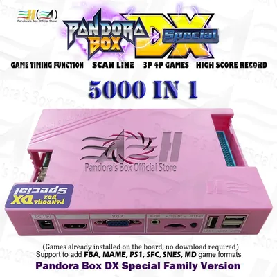Pandora Box DX Special 2021-en-1 carte familiale pour sauvegarde de console avec possibilité
