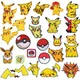 Patch thermocollant Pokemon Pikachu jeu d'anime patchs de broderie sur vêtements bricolage