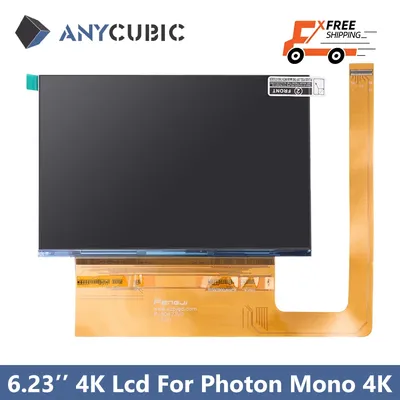 ANYCUBIC – pièces d'imprimante 3d écran LCD Monochrome 4K 6.23 pouces pour Photon Mono résine UV