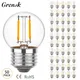 Ampoules LED Edison E27 1W 2700K 110V 220V remplacement de lampes à ficelle éclairage blanc chaud