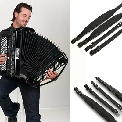 Bandoulière ajustable en accordéon 1 paire 80 96 120 accessoires pour basse ceinture épaisse