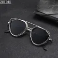 Lunettes de soleil Steampunk en métal pour hommes et femmes lunettes de mode punk vintage lunettes