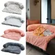 Canapé pour animaux de compagnie lit calmant pour grands chiens couverture chaude d'hiver pour