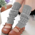 Jambières pour femmes 1 paire bas longs populaire Crochet tricot étape bas chauds d'hiver