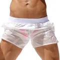 Short de plage pour hommes maillot de bain sexy transparent respirant à séchage rapide nouvelle