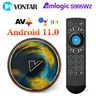 VONTAR X2-Smart TV Box Android 11 Amlogic S905W2 4 Go 32 Go 64 Go 2 Go 16 Go Prise en charge