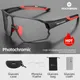 ROCKBROS – lunettes photochromiques de cyclisme vtt Protection UV400 Sport en plein air