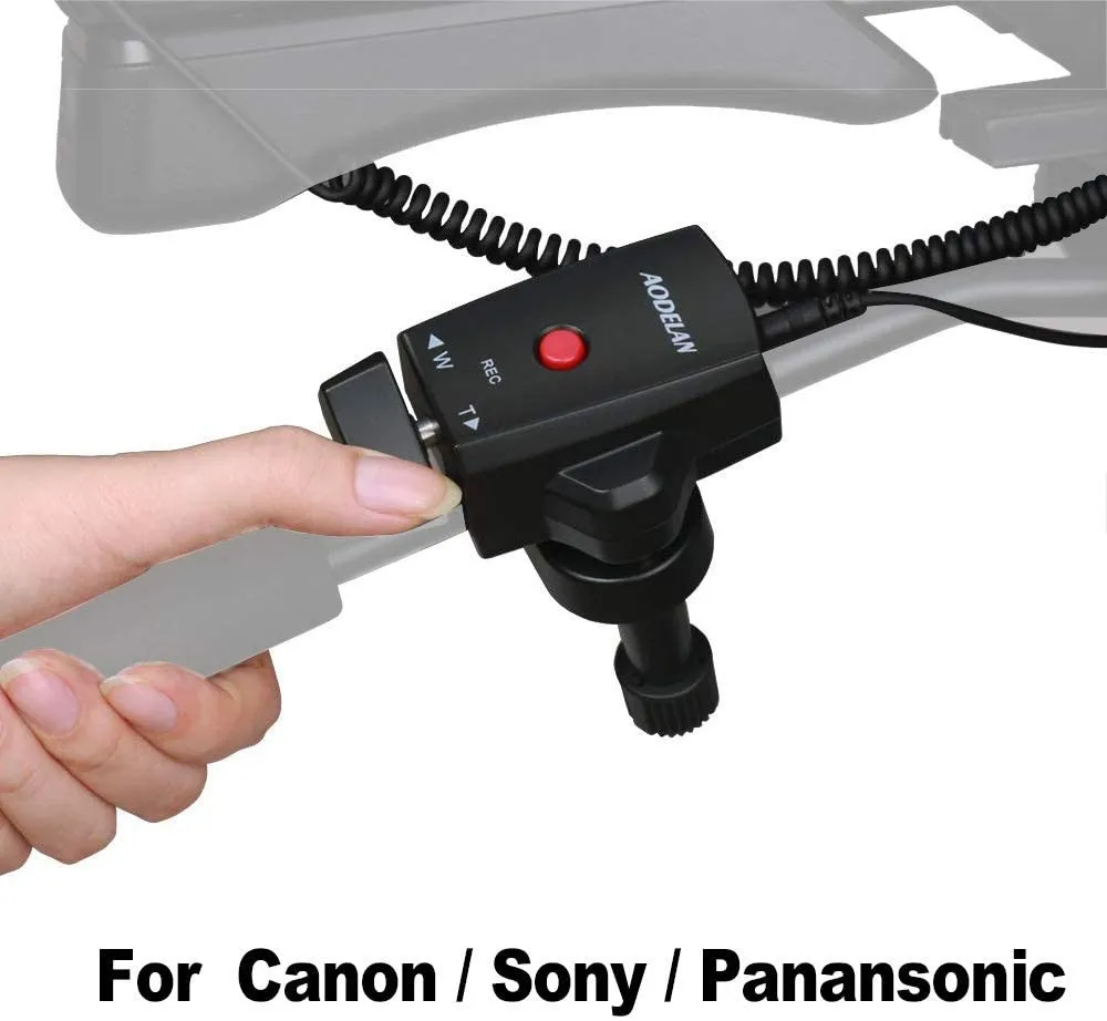 ZC-1 caméscope/caméra vidéo Zoom contrôleur Zoom/enregistrement vidéo télécommande avec câble 2.5mm pour Sony Canon Panasonic