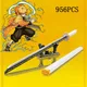 Anime Demon Slayer Ninja Sword importer décennie ks Agatsuma Zenitsu Katana Knife Blade Brick