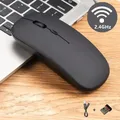 Souris de jeu ergonomique sans fil silencieuse aste par USB 2.4GHz adaptée pour Macbook Pro Air