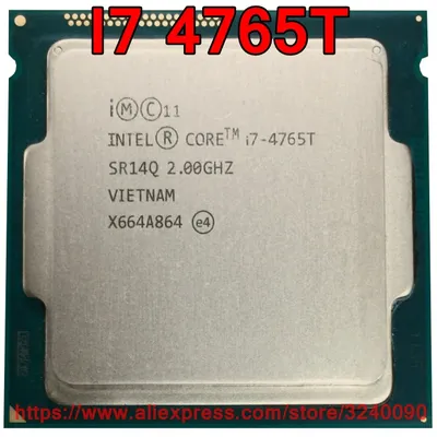 Original Intel CPU CORE I7 4765T Processeur 2.00GHz 8M façades-Core I7-4765T Socket 1150 livraison
