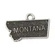 RAINXTAR – breloques en alliage 50 pièces 14x22nn carte de l'état du Montana à la mode AAC805