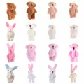 Peluche lapin en peluche douce 3.5/4/4.5/6/8cm Mini ours lapin Joint pendentif pour porte-clés