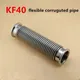 KF40/KF50 – soufflet sous vide Flexible tube ondulé élastique rétractable moulé Tubes souples