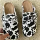 Canvas Slip-On Ladies Travel Shoes Soft Backless Slipper Comfortable Shoes Flats Casual Slides