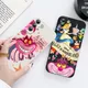 Coque de téléphone drôle Alice le chat du Cheshire pour Samsung Galaxy housse de ULultra liquide