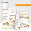 Ensemble de soins pour la peau du visage au curcuma kits de produits pour le visage anti-acné