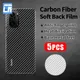 Film arrière en fibre de carbone pour Xiaomi film souple casque Bery NDavid F3 Redmi Note 12 11