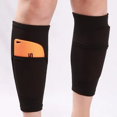 Protège-tibias avec poche protège-tibias manchon de mollet de football protège-jambes