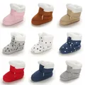 SAMITA – bottes de neige pour bébés chaussures chaudes et en coton doux pour nouveaux-nés garçons