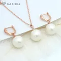 S & Z uco-Boucles d'oreilles pendantes en perles de carillon pour femmes ensembles de bijoux de