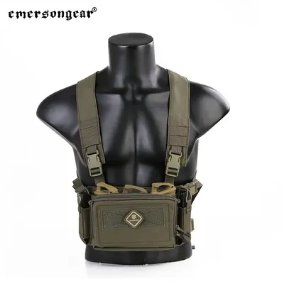 Levez songear-Micro Chest Rig DulD3CR GlaMOLLE de chasse réglable modulaire Protection Airsoft