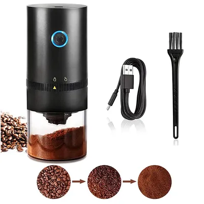Moulin à café électrique portable machine à expresso professionnelle broyeur de grains de café