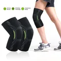 Genouillères élastiques en nylon pour le sport équipement de protection pour la rotule le fitness