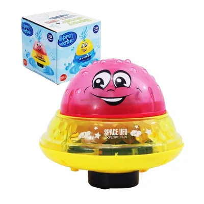 Boule de pulvérisation d'eau à Induction automatique jouets de bain pour bébé lumière LED colorée