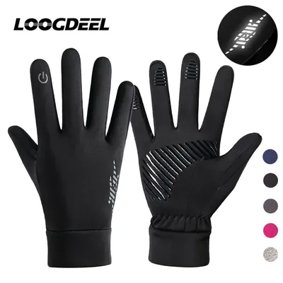 LOOGDEEL-Gants de jogging pour hommes et femmes gants de course doigt complet confortables doux