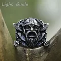 Bagues en acier inoxydable SION L pour hommes Odin unique Viking Kokor RiNG en acier pour