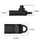 90 Degree Type C to 4p Charging Adapter Female to Male Charger Converter+Cable Compatible with