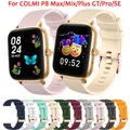 Bracelet de montre connectée en Silicone 20mm pour COLMI P8 Plus GT Plus Pro Mix Max SE P9 P10