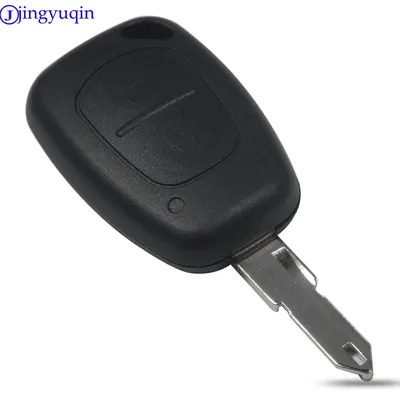 Jingyuqin – coque vide pour clé télécommande de voiture 2 boutons de remplacement pour Renault