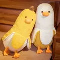 Oreiller en peluche de canard banane géant créatif 50/70CM en coton doux dessin animé oreiller de