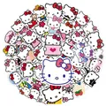 Autocollants Hello Kitty étiquette Kawaii Graffiti mignon pour guitare ordinateur portable