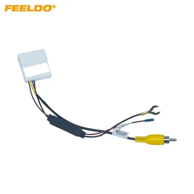 FEELDO – adaptateur de fil de recul pour voiture 10 pièces Audio Radio caméra arrière de