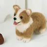 Kit de feutrage de dessin animé non fini jouet de feutrage de laine de chien mignon et adorable