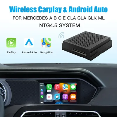 CARABC-Carplay sans fil pour Mercedes Benz Navigation automatique Android A B C E CLA GLA GLK ML