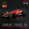 Bburago-Modèle de voiture jouet en alliage 1:43 Dernier #55 Sainz 2022 F1 Scuderia Ferrari F1-75